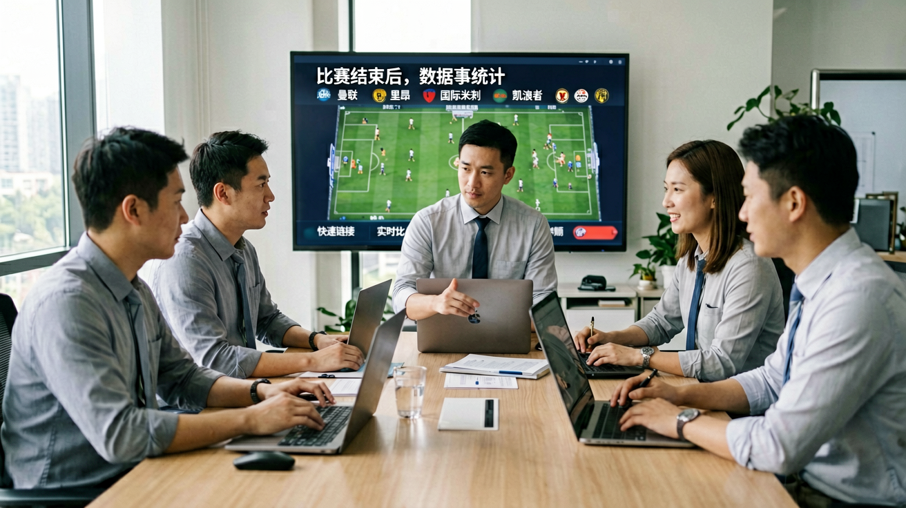 比赛结束后的数据统计面板，显示进球和助攻详情